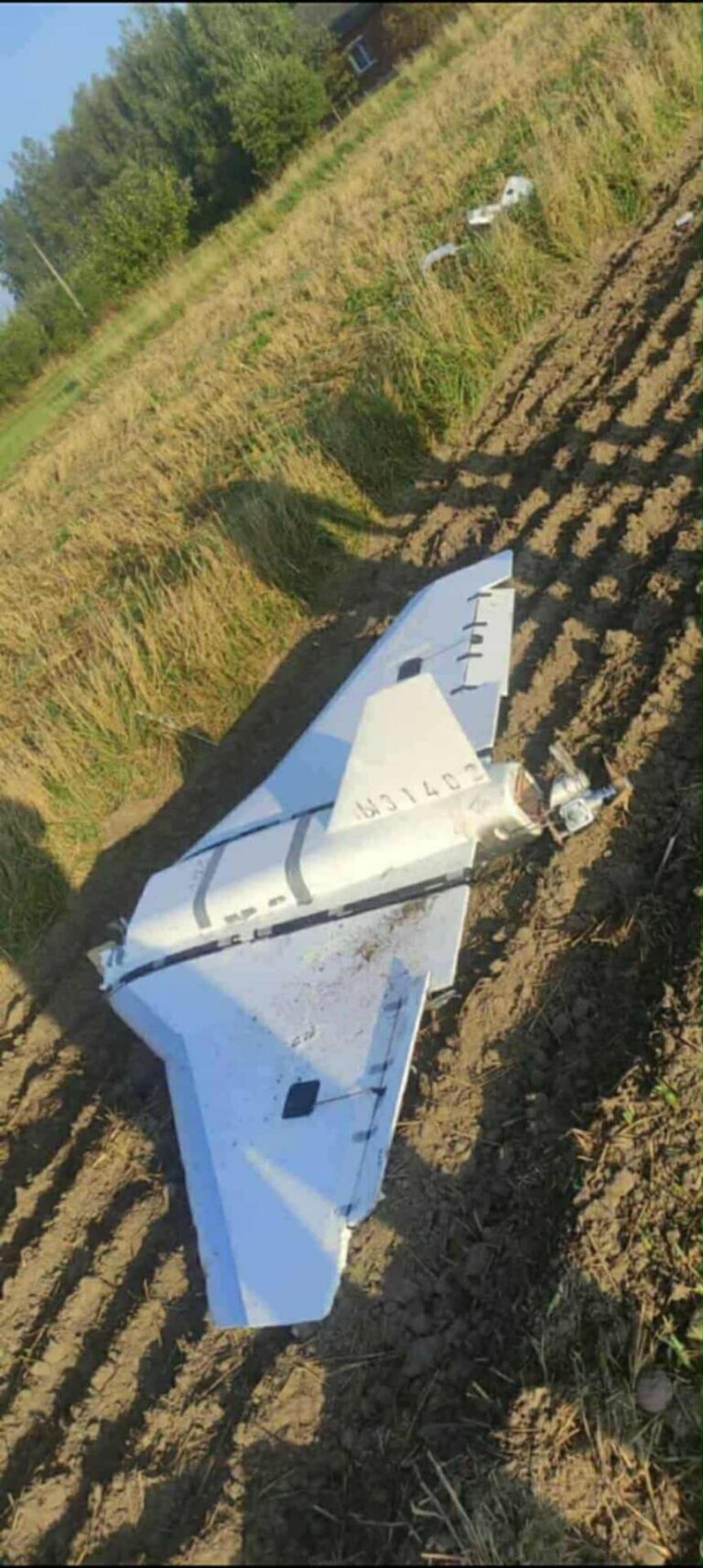 Rosyjski dron spadł w Mniszkowie