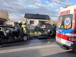 Wypadek w Kraszkowie