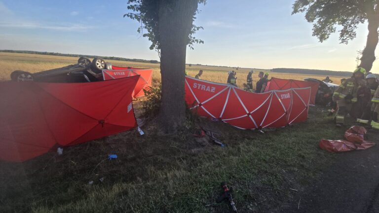 Śmiertelny wypadek w Wójcinie